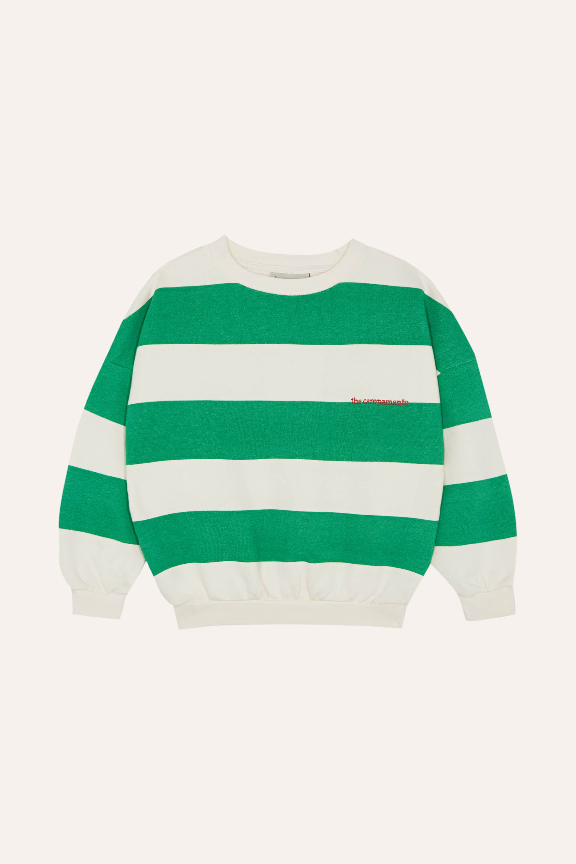 Green Stripes Sweatshirt - Green