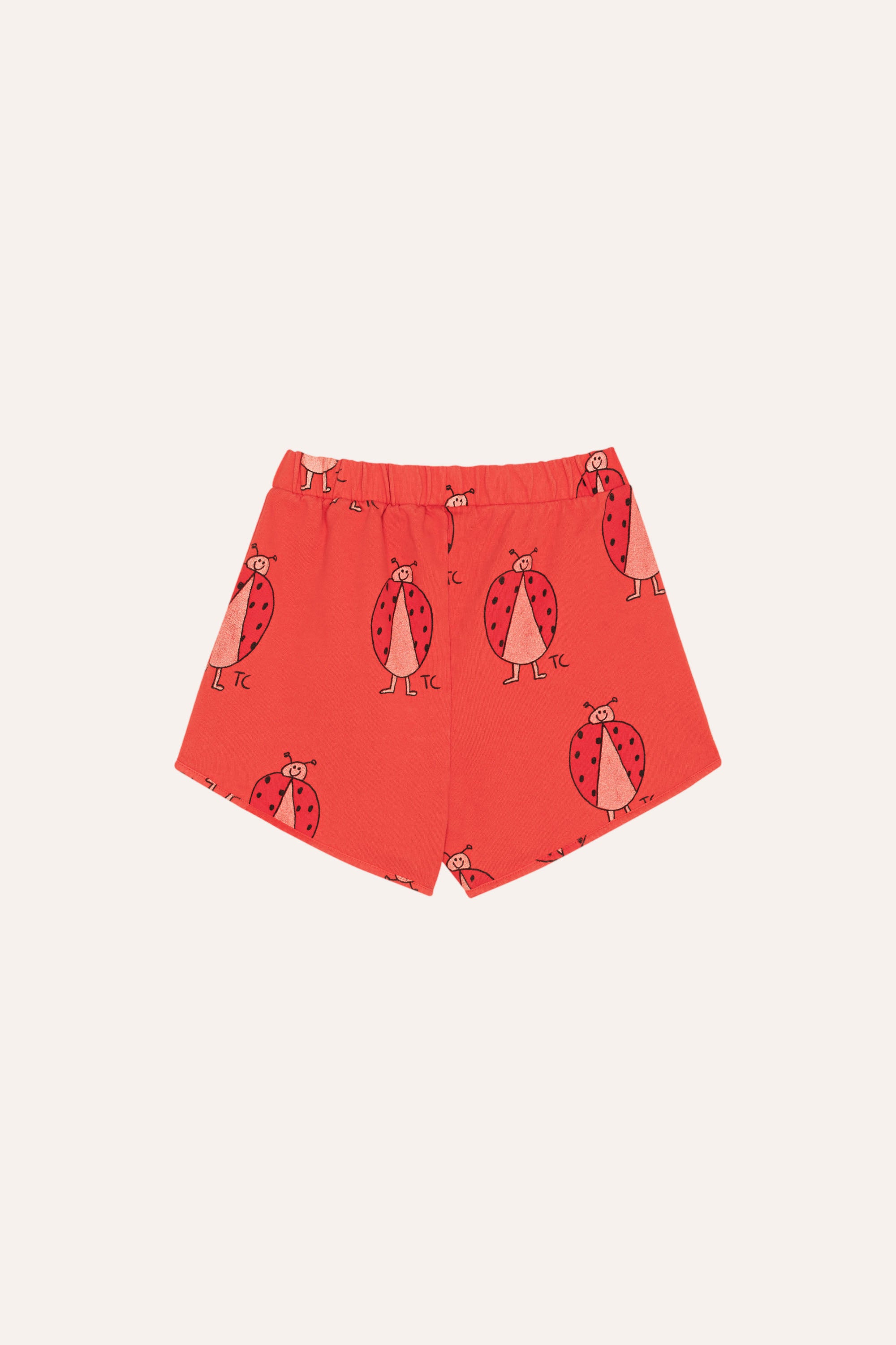 Ladybug Allover Shorts - Red