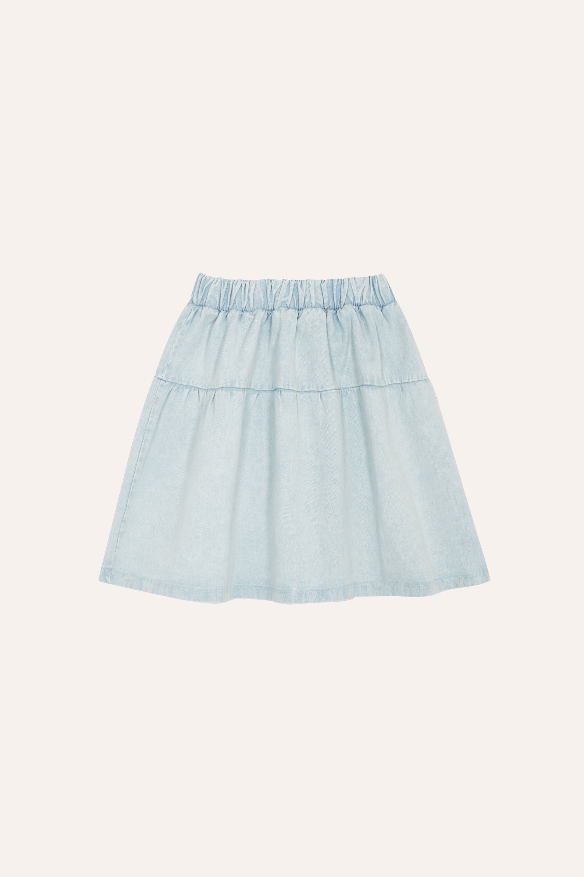 Light Blue Denim Skirt - Light Blue