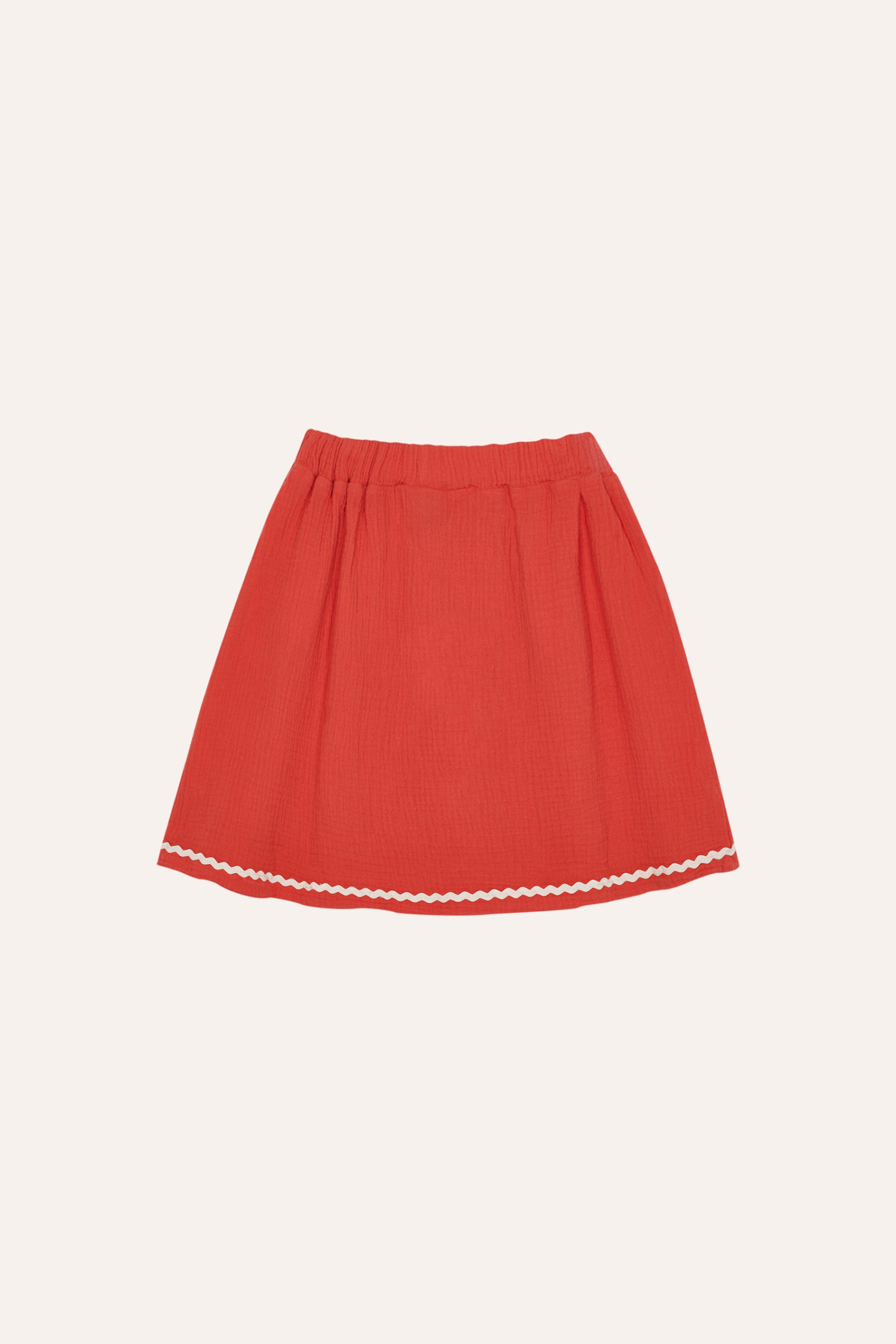Red Bambula Skirt - Red