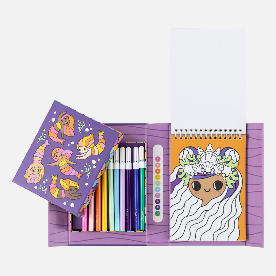 Colour by Numbers - Mermaids and Friends