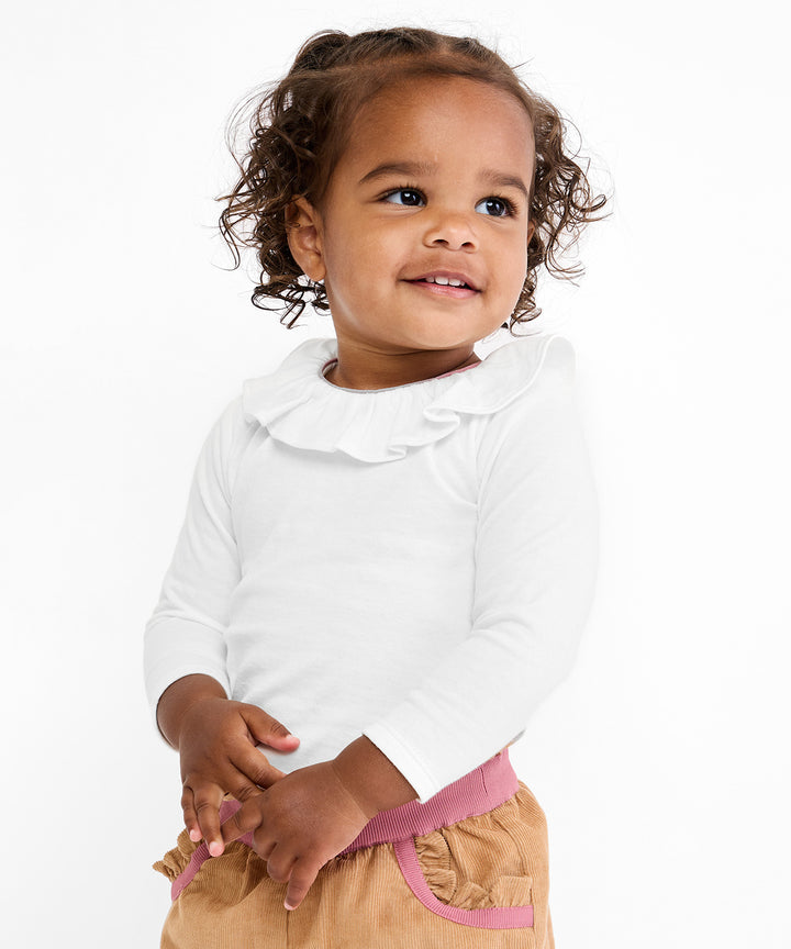 Tink Ruffle One-Piece - Rose Piping