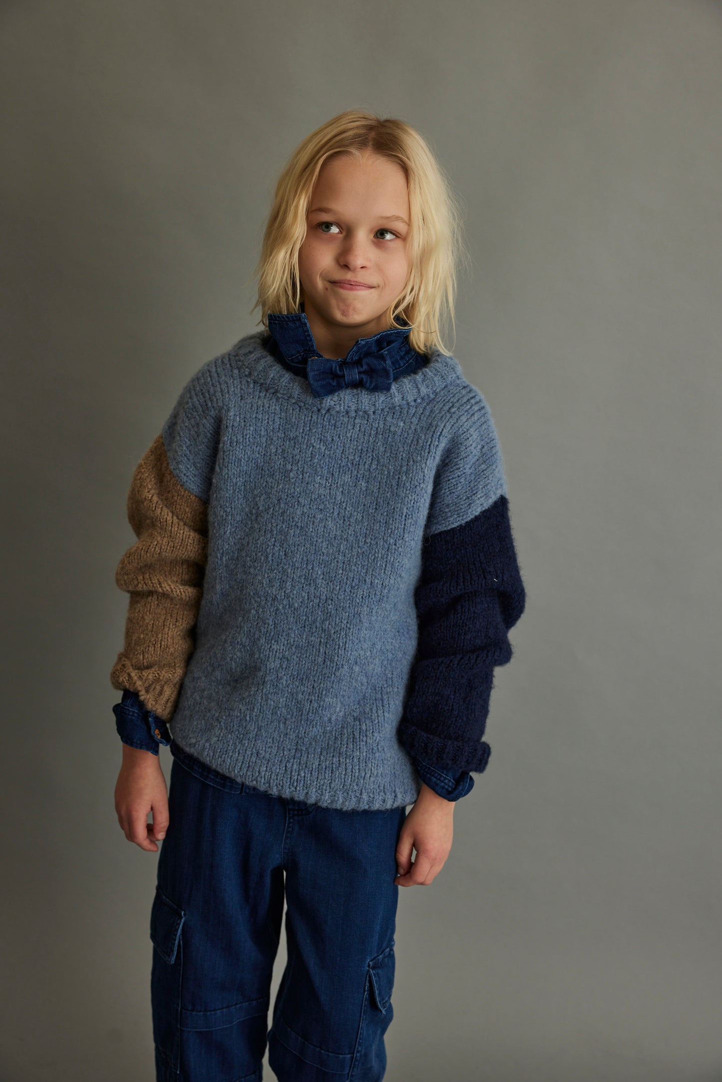 Tricot Colorblock Sweater
