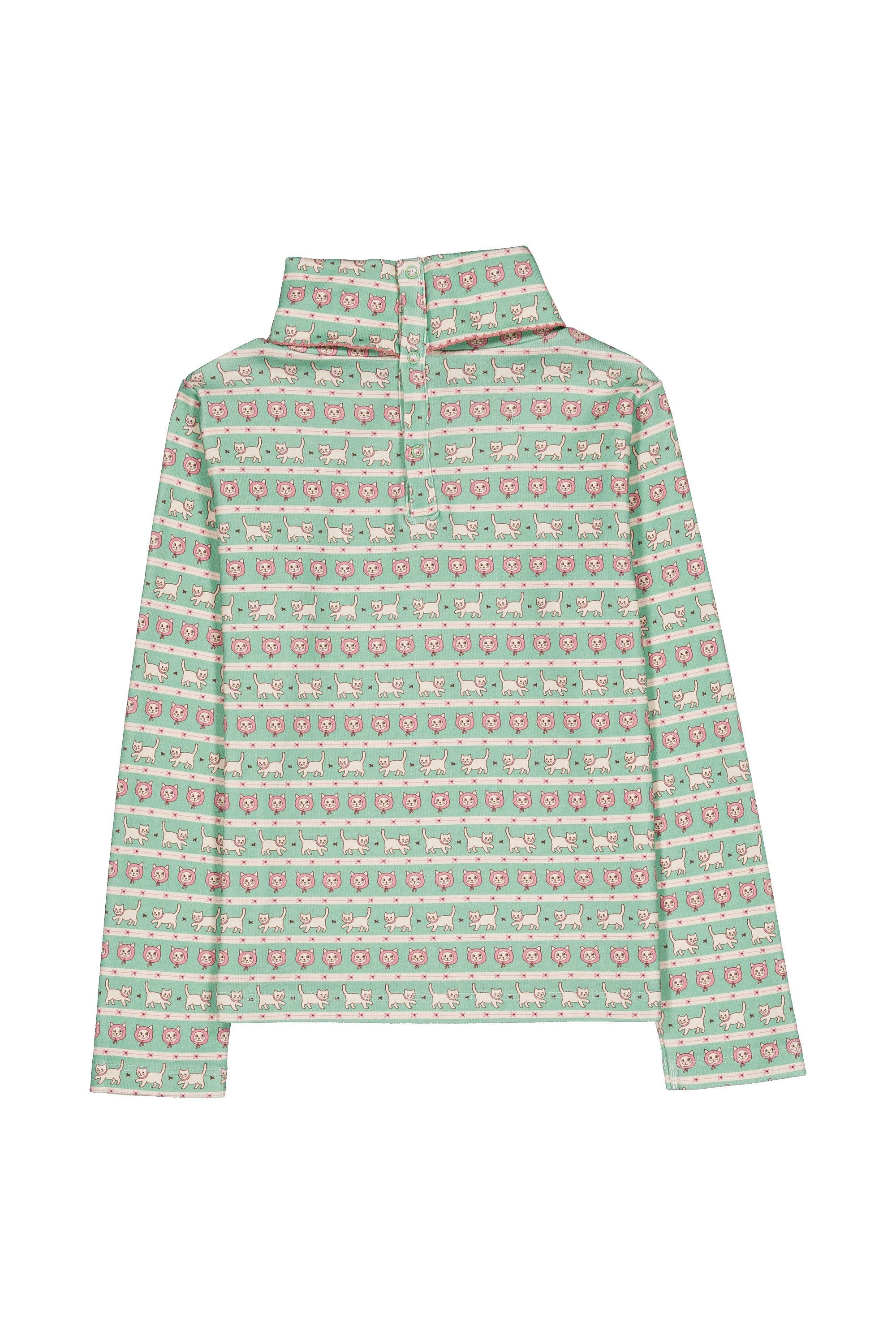 Twiggy Turtleneck - Kitty Aqua