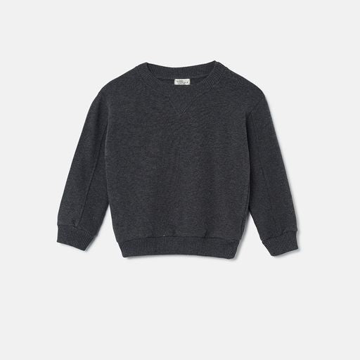 Soft knit sweater - Dark grey