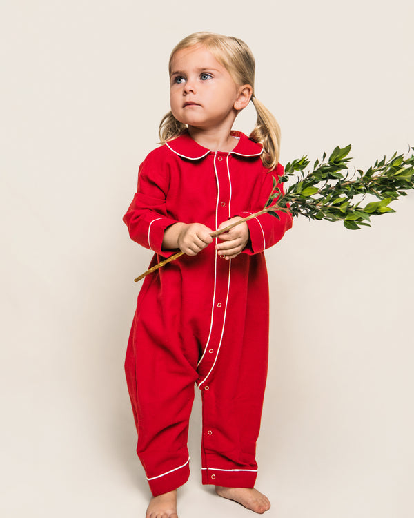 Red Flannel Cambridge Romper