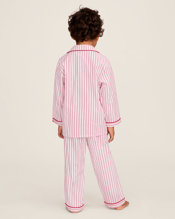 Antique Red Ticking Pajama Set