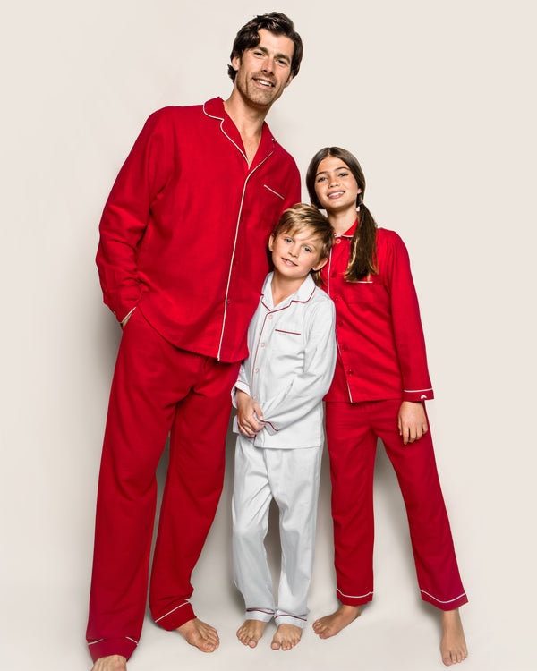 Classic Red Flannel Pajama Set