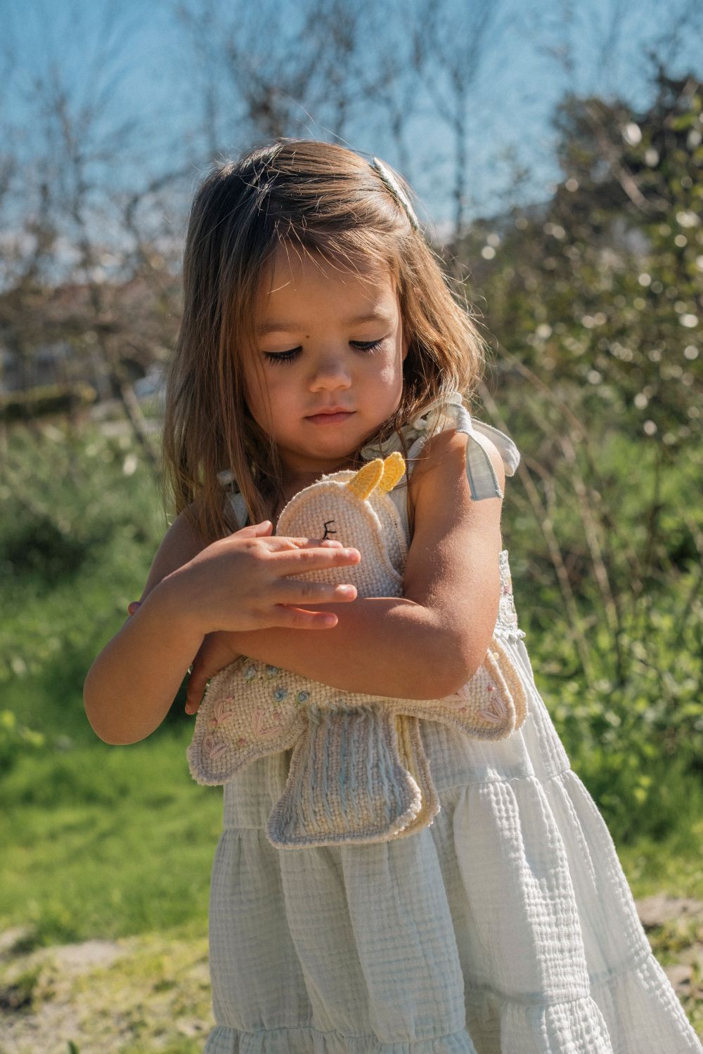 Crochet Dress - Blue Bouquet