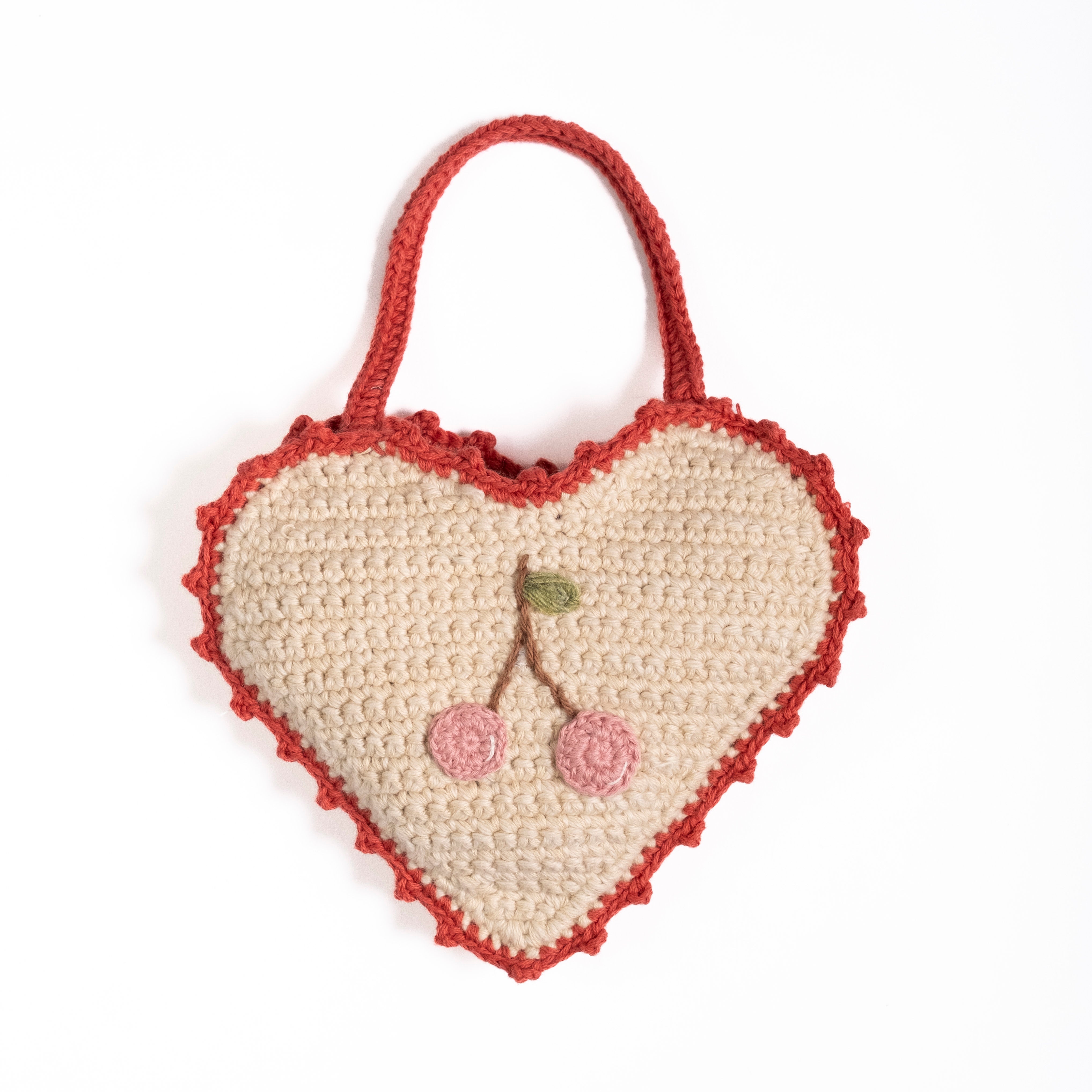 Crochet Purse - Cherry Bloom