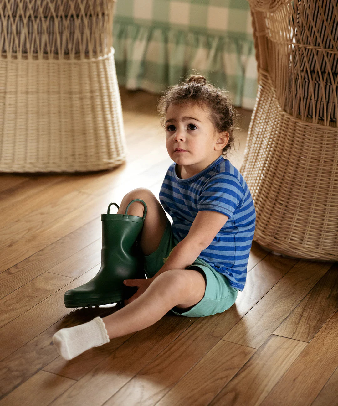 Willie Baby T-Shirt - Indigo Stripe