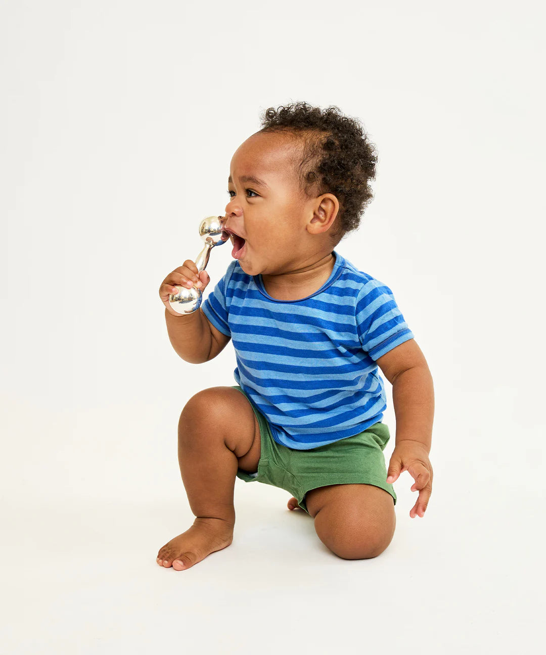 Willie Baby T-Shirt - Indigo Stripe