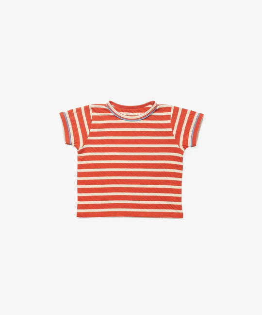 Willie Baby T-Shirt - Red Sport Stripe