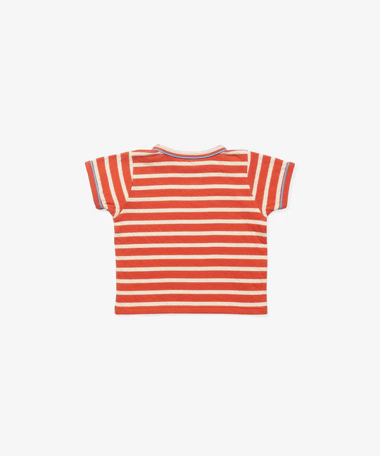 Willie Baby T-Shirt - Red Sport Stripe