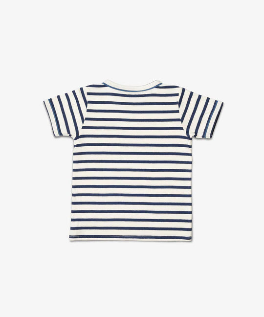 Willie T-Shirt - Navy Sport Stripe