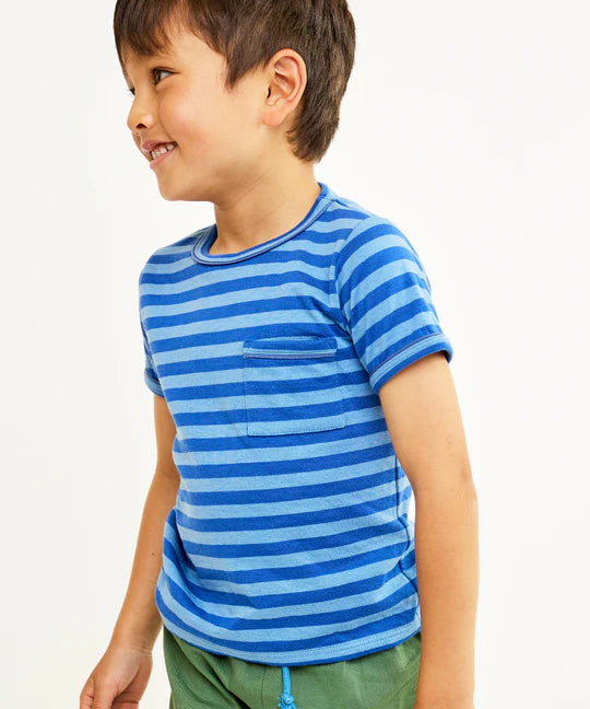 Willie T-Shirt - Indigo Stripe