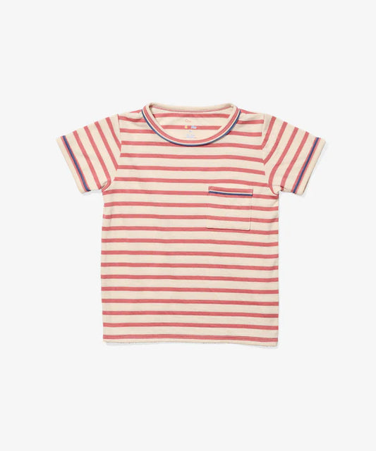Willie T-Shirt - Nautical Red Stripe