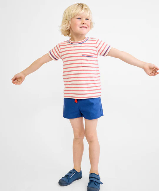 Willie T-Shirt - Nautical Red Stripe