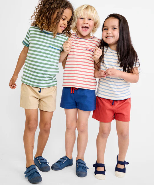 Willie T-Shirt - Nautical Red Stripe