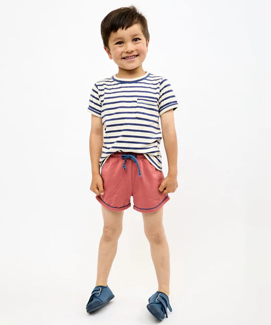 Willie T-Shirt - Navy Sport Stripe