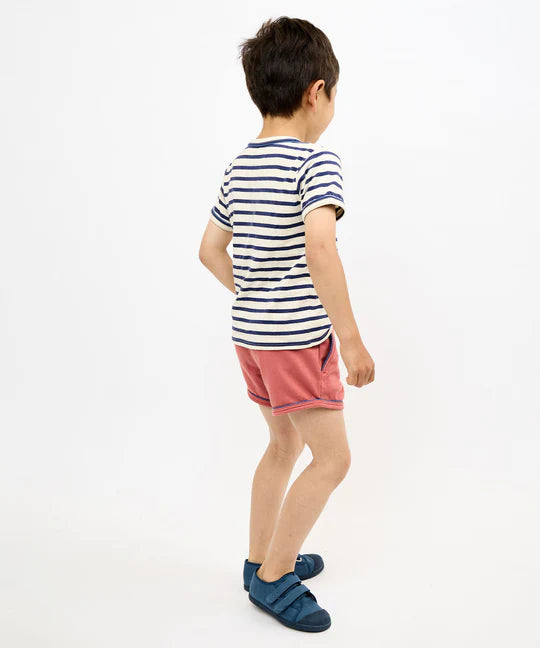 Willie T-Shirt - Navy Sport Stripe