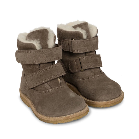 winterly suede boots tex - desert taupe
