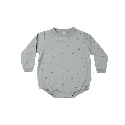 CREWNECK BUBBLE ROMPER || STARS