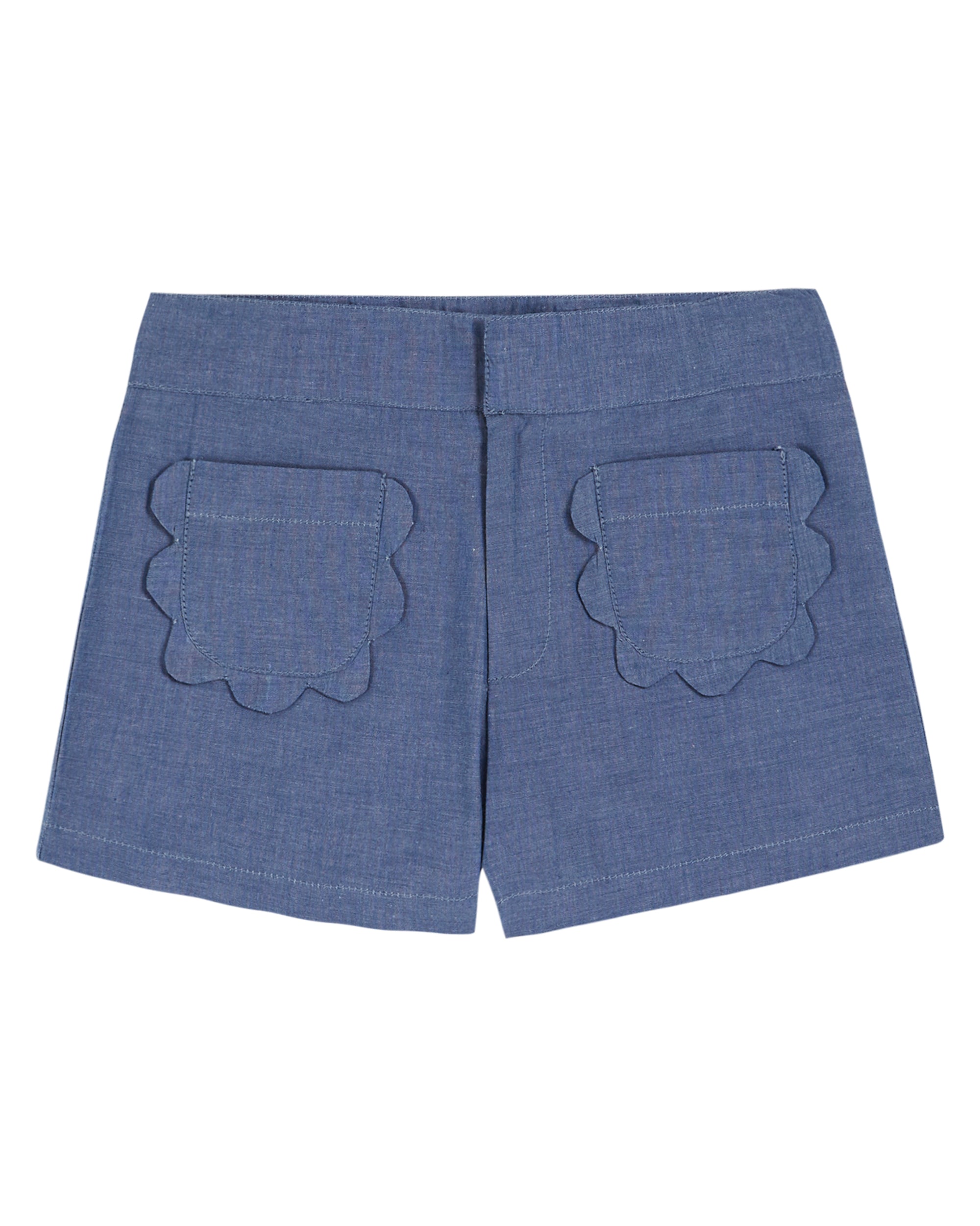 Chambray Shorts