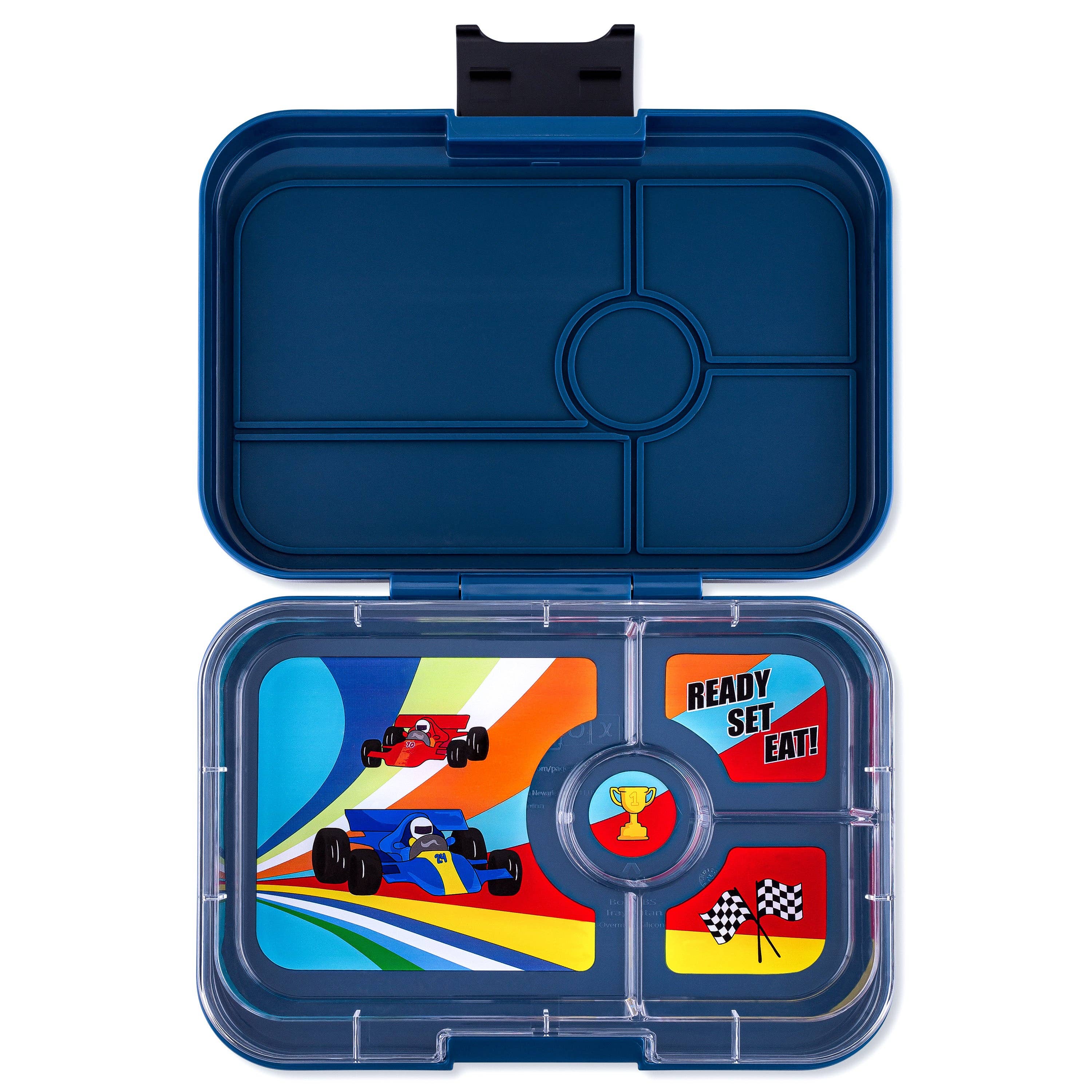 Yumbox Tapas Bento Box - Monte Carlo Blue - 4C Tray