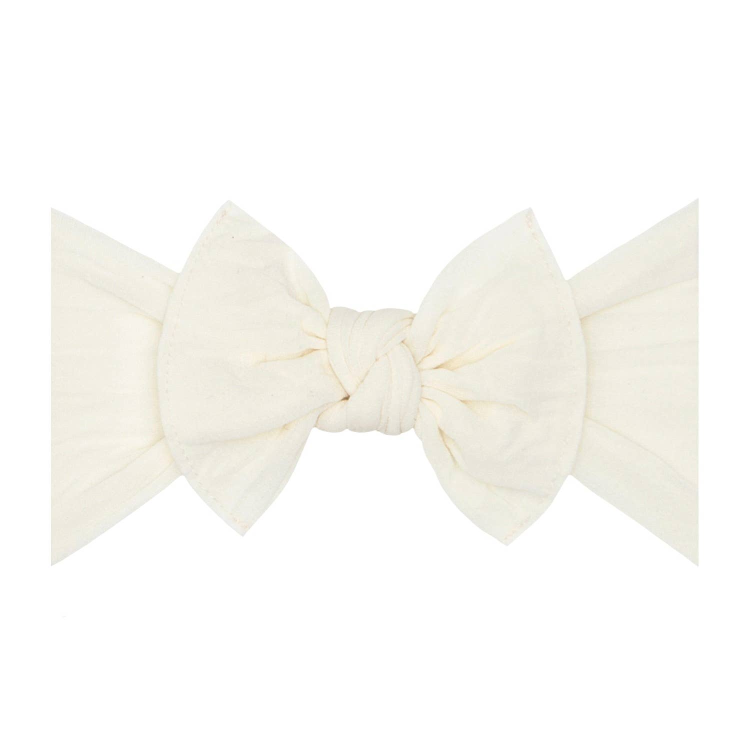 Baby Bling® The Original Knot Soft Nylon Headband: Ivory