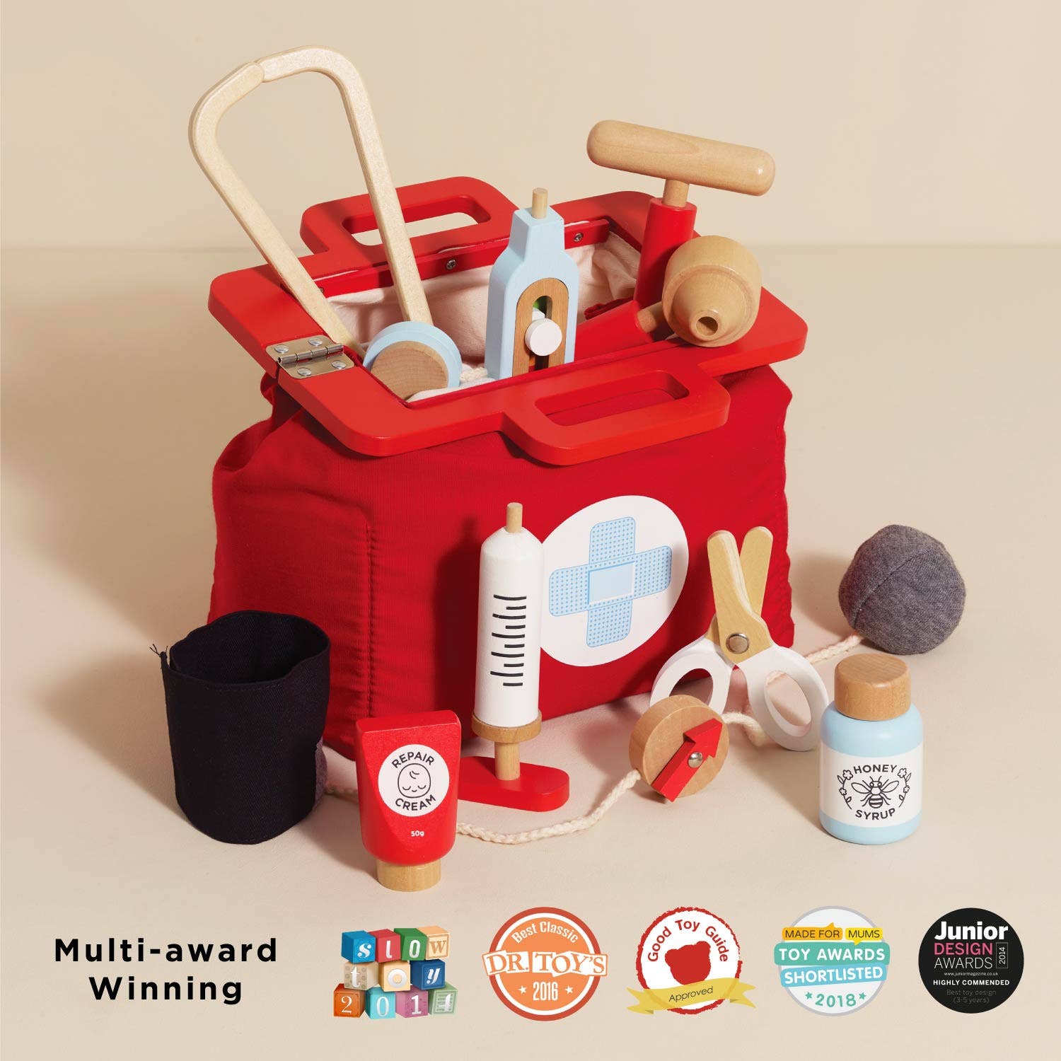 Vinatge Doctor Roleplay Wooden Kit