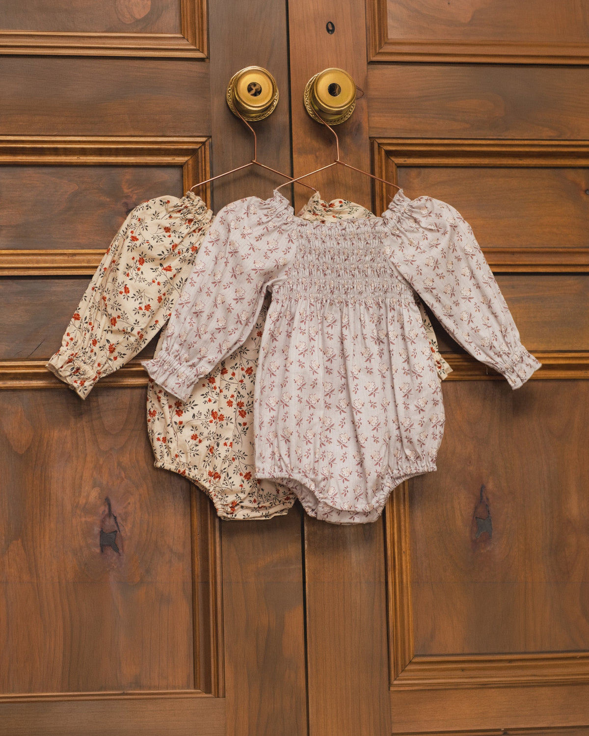 Autumn Romper Holly Vines - Natural
