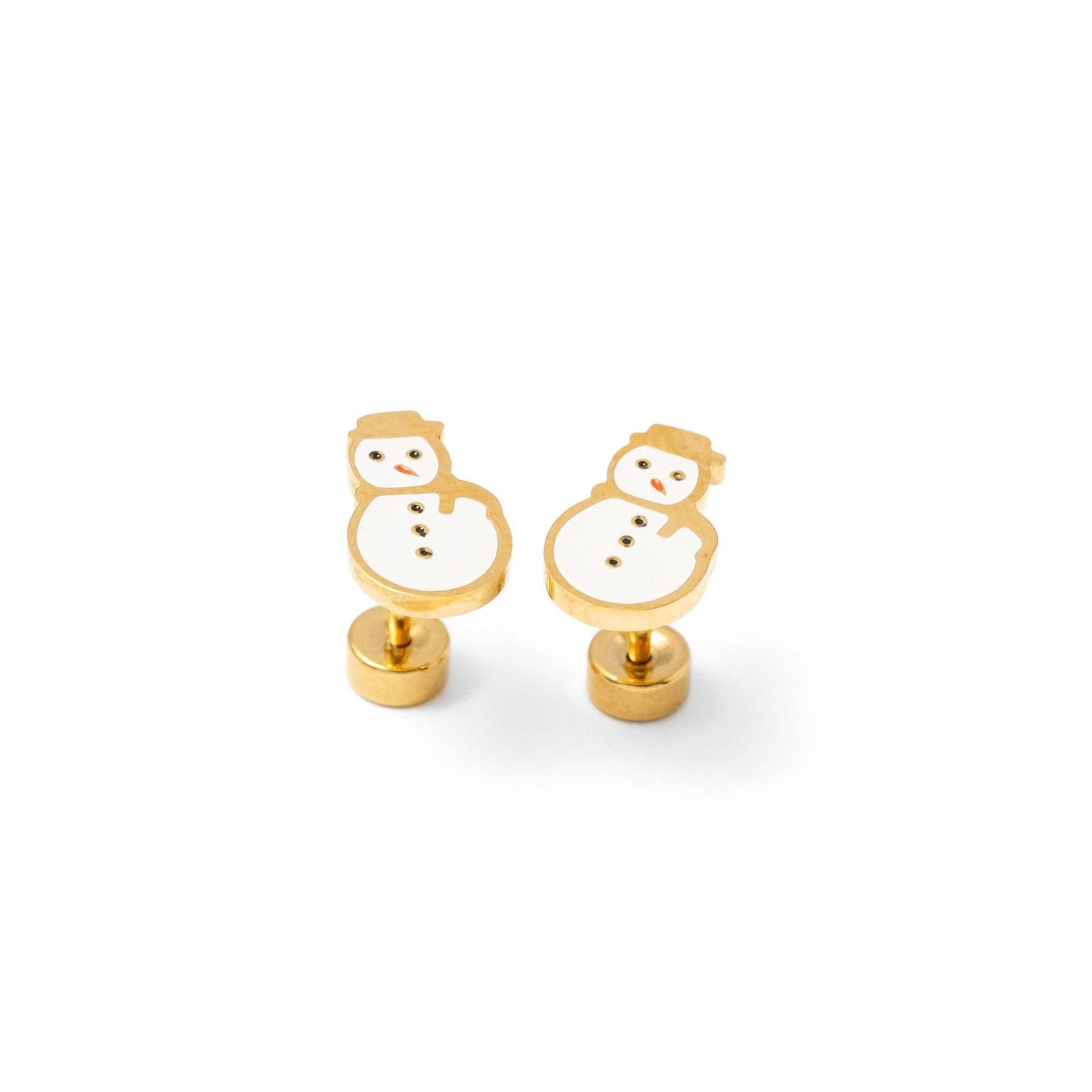 Snowman Earring