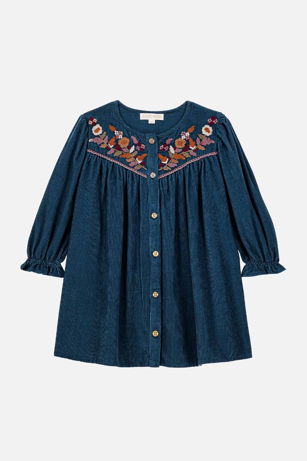 Floriane Dress - Deep Blue