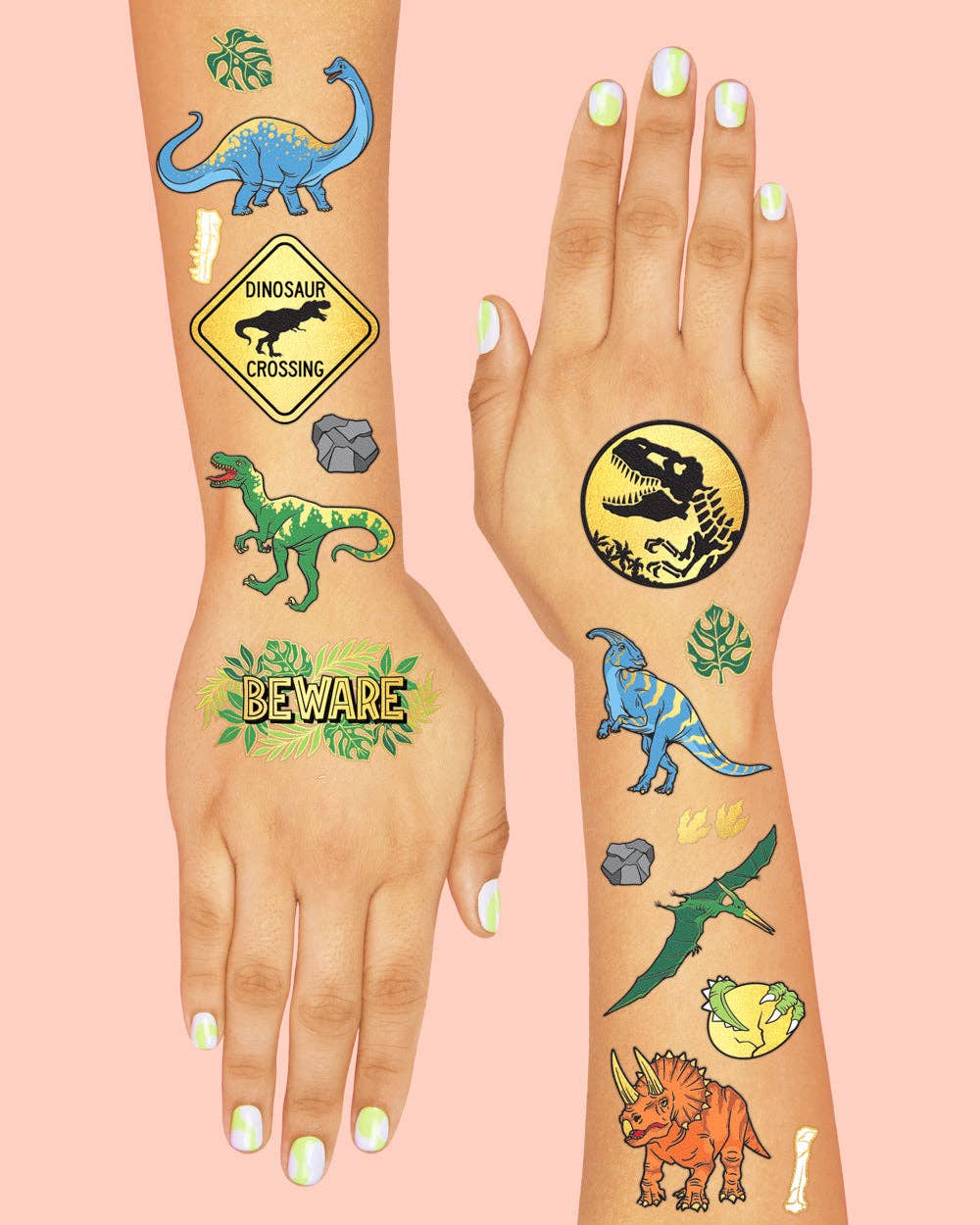 Dinosaur Temporary Tattoos | kids party, dinosaur birthday