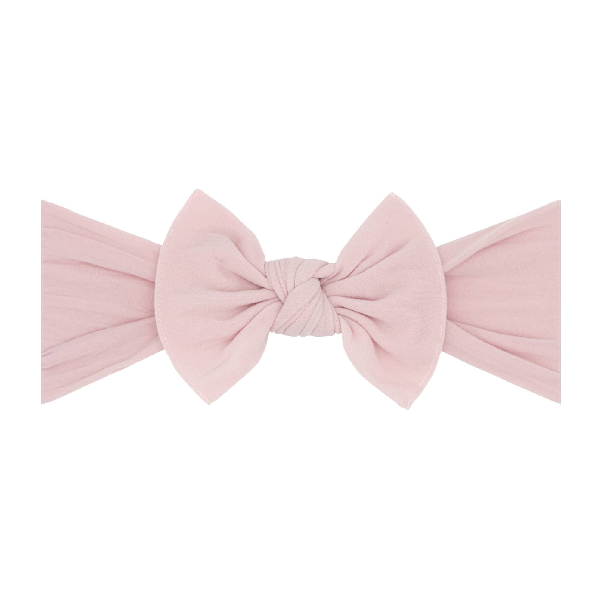 Baby Bling® The Original Knot Soft Nylon Headband: Antique Pink