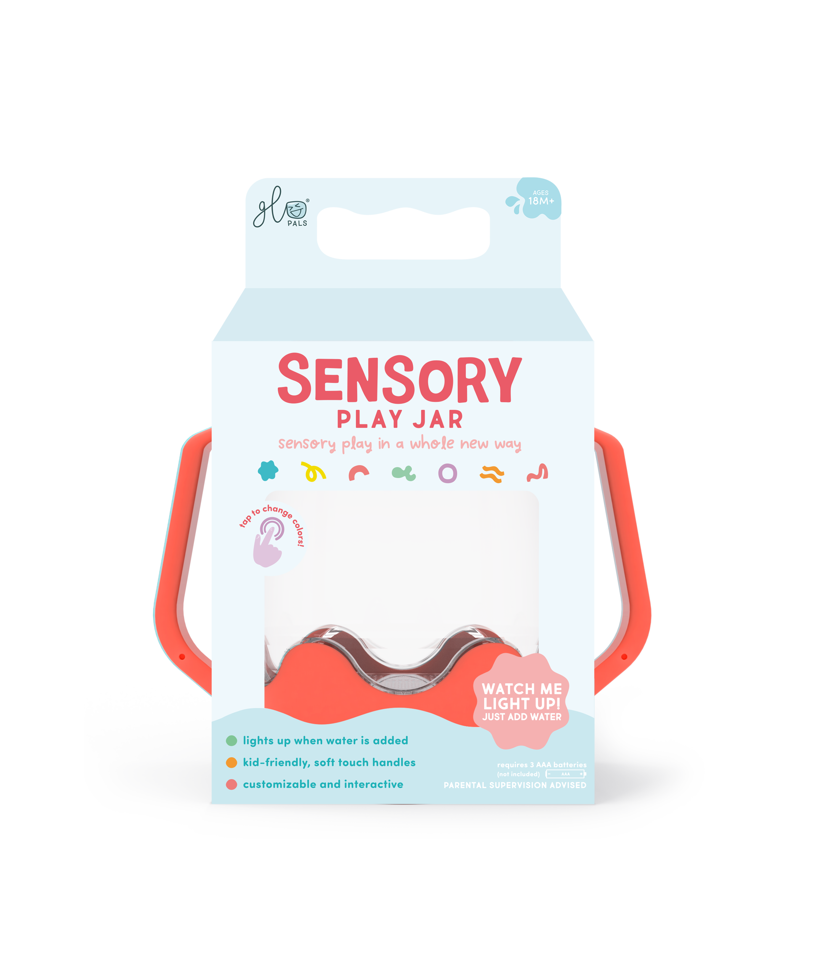 Coral Sensory Play Jar
