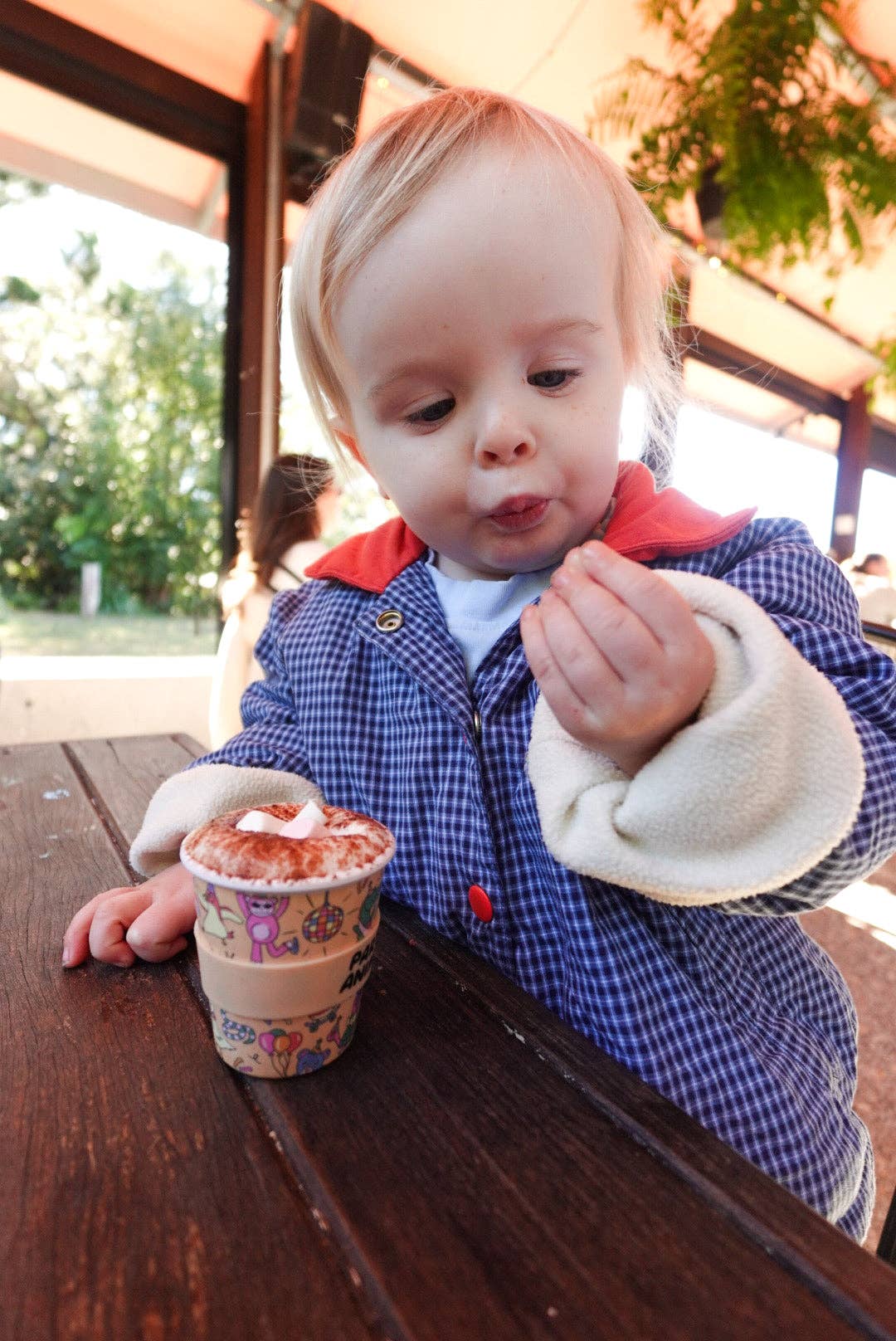 Party Animal in Orange Babycino Cup - 120ml (STRAW INCLUDED)