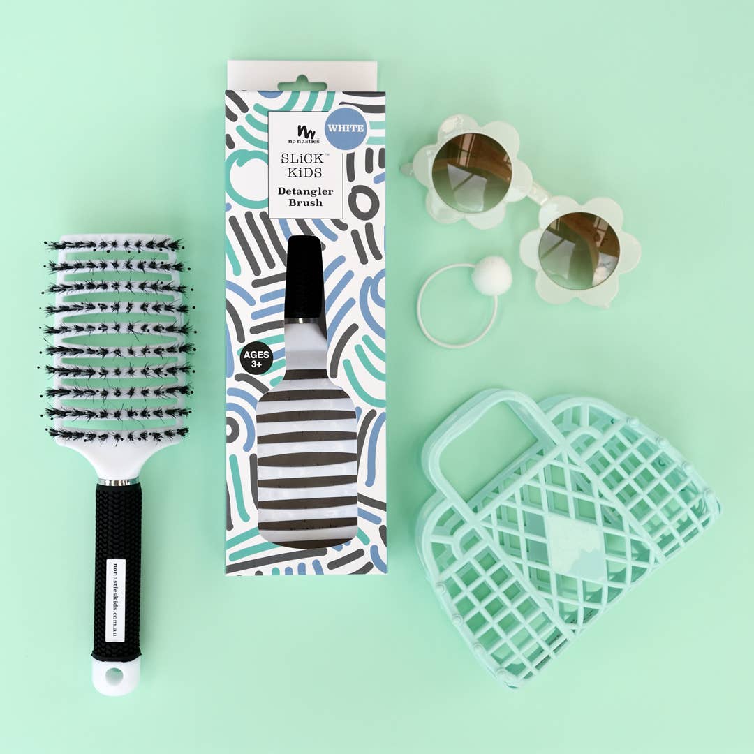 Detangler Hair Tamer Brush: Aqua