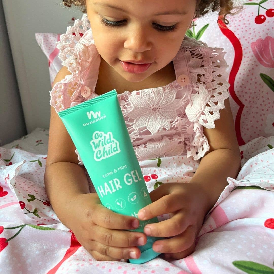 Natural Plant Based Hair Gel in Zesty Lime and Fresh Mint