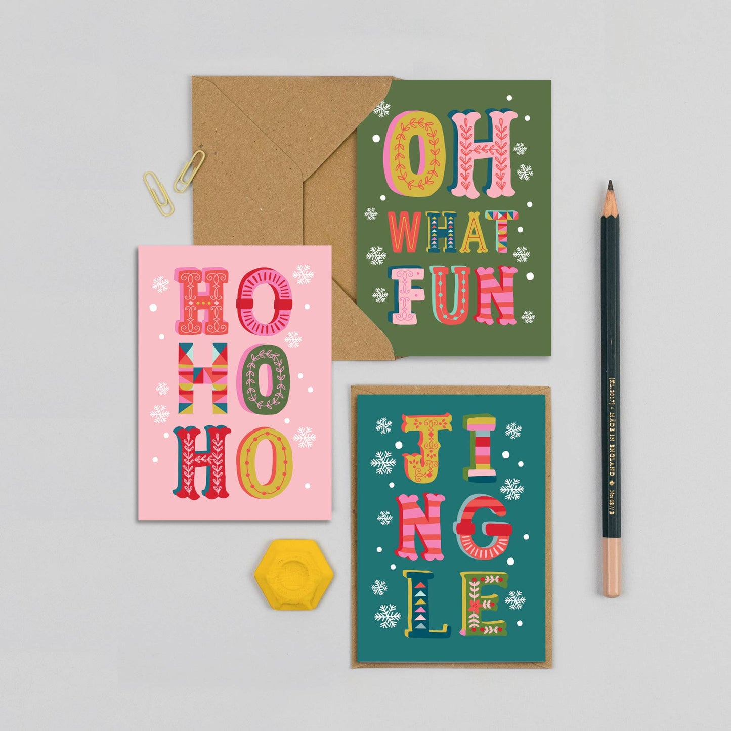 Oh What Fun Mini Christmas Card | Mini Cards | A7 Mini Cards