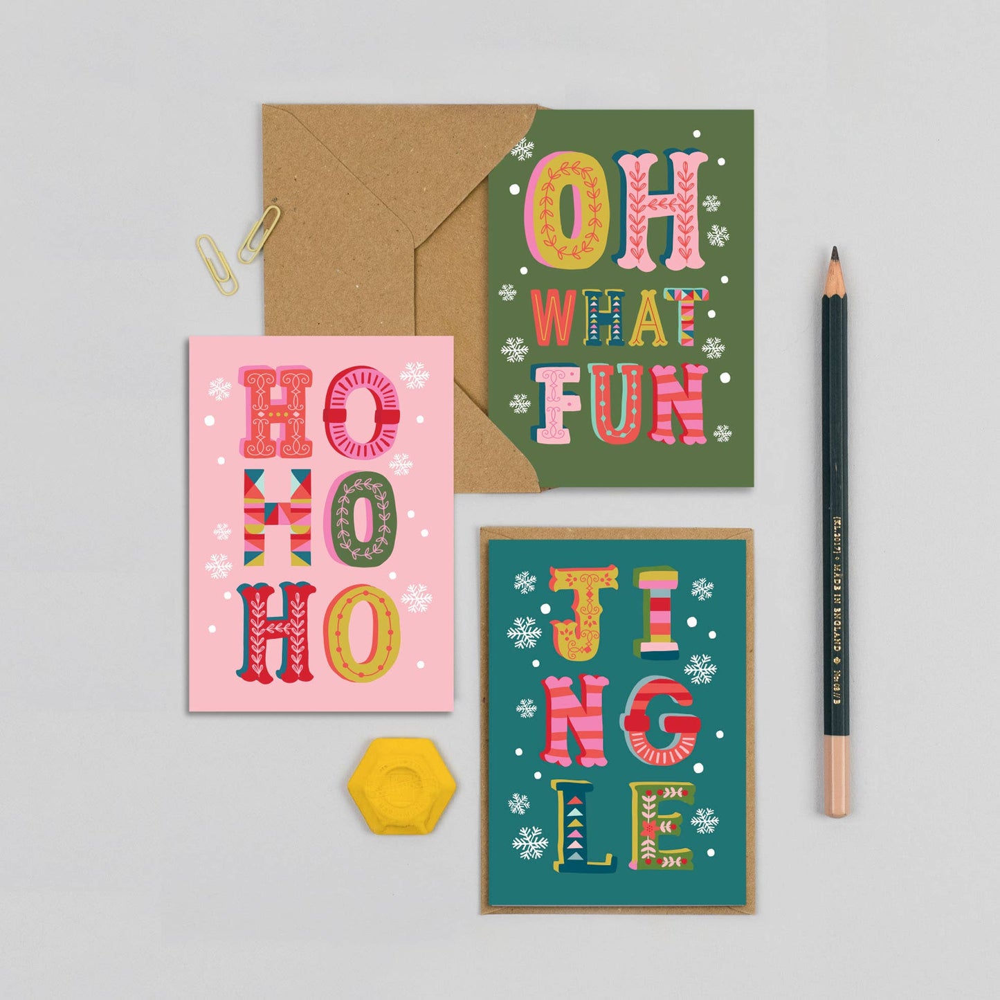 Jingle Mini Christmas Card | Mini Cards | A7 Mini Cards