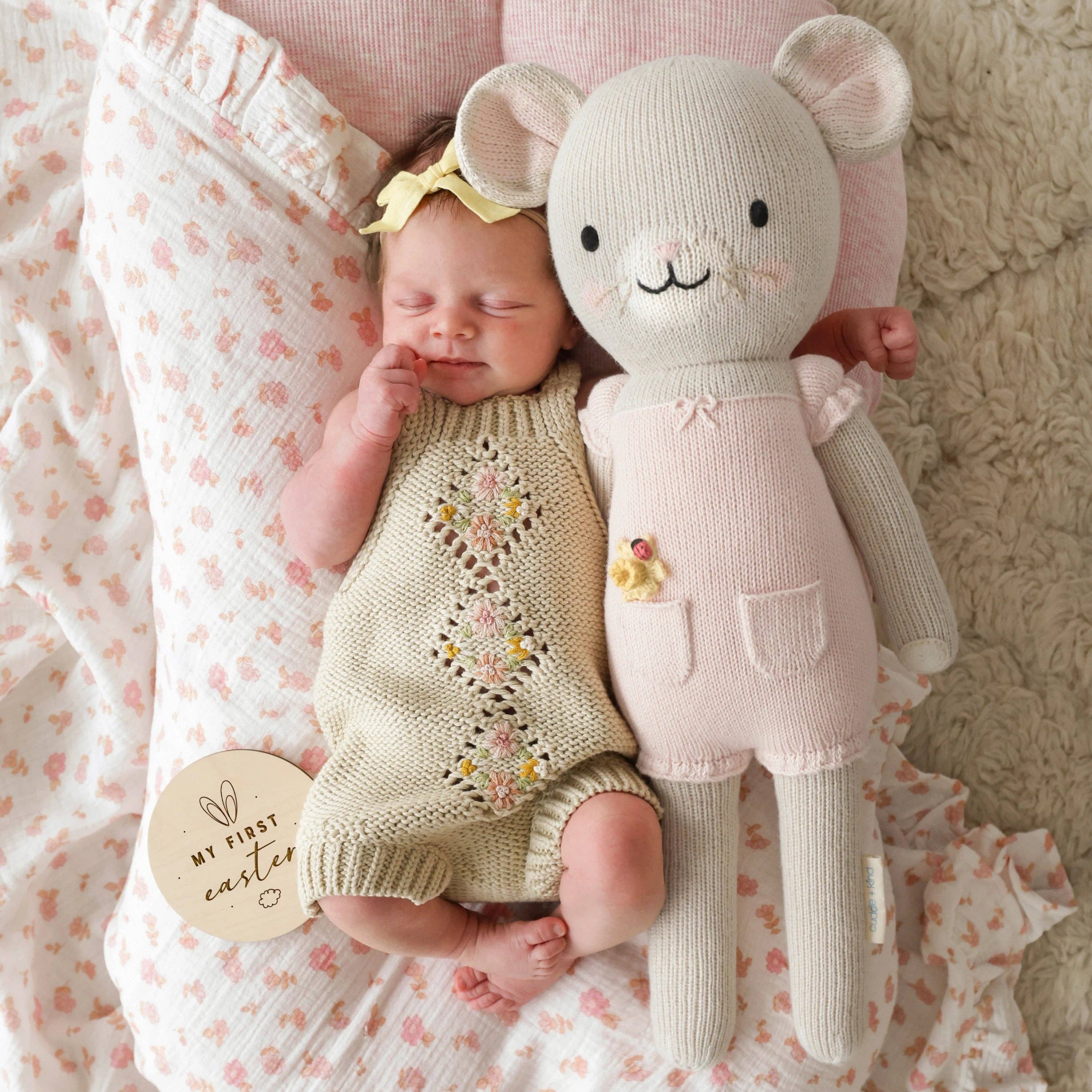 Beatrice the mouse (blush): Little - 13"