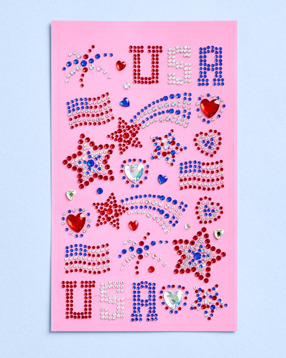 USA Face Gems | patriotic, fourth july, festival, americana