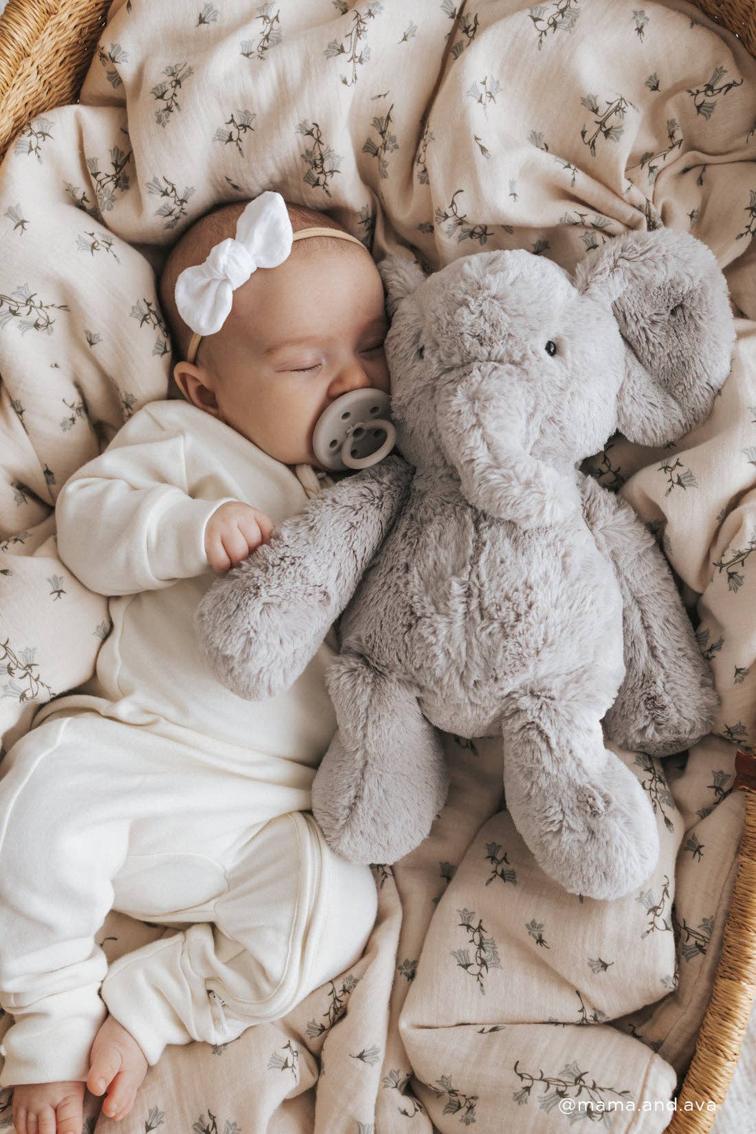 Elephant Plush Stuffed Animal - Olive the Elephant (12")