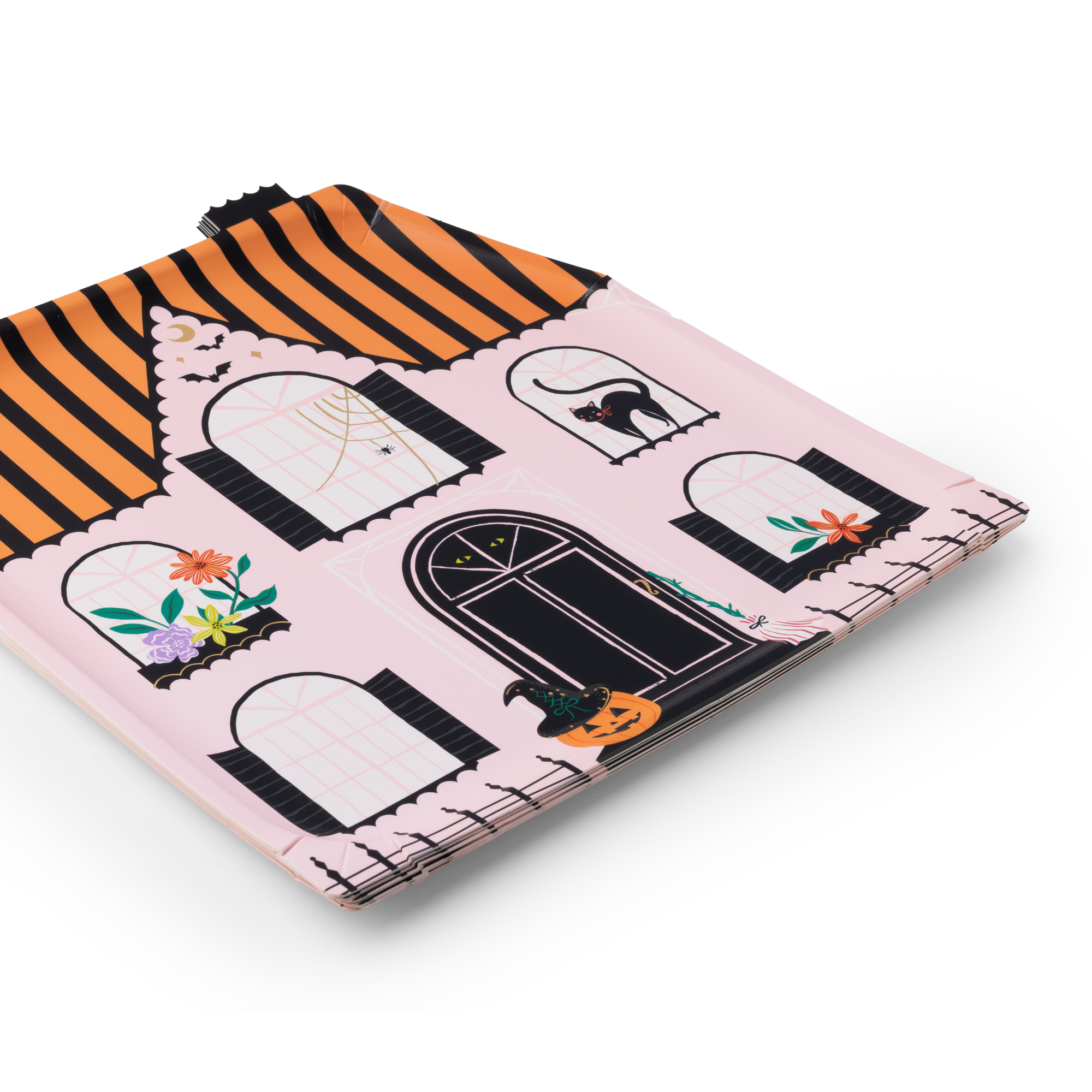 PINK HAUNTED HOUSE LARGE PLATES