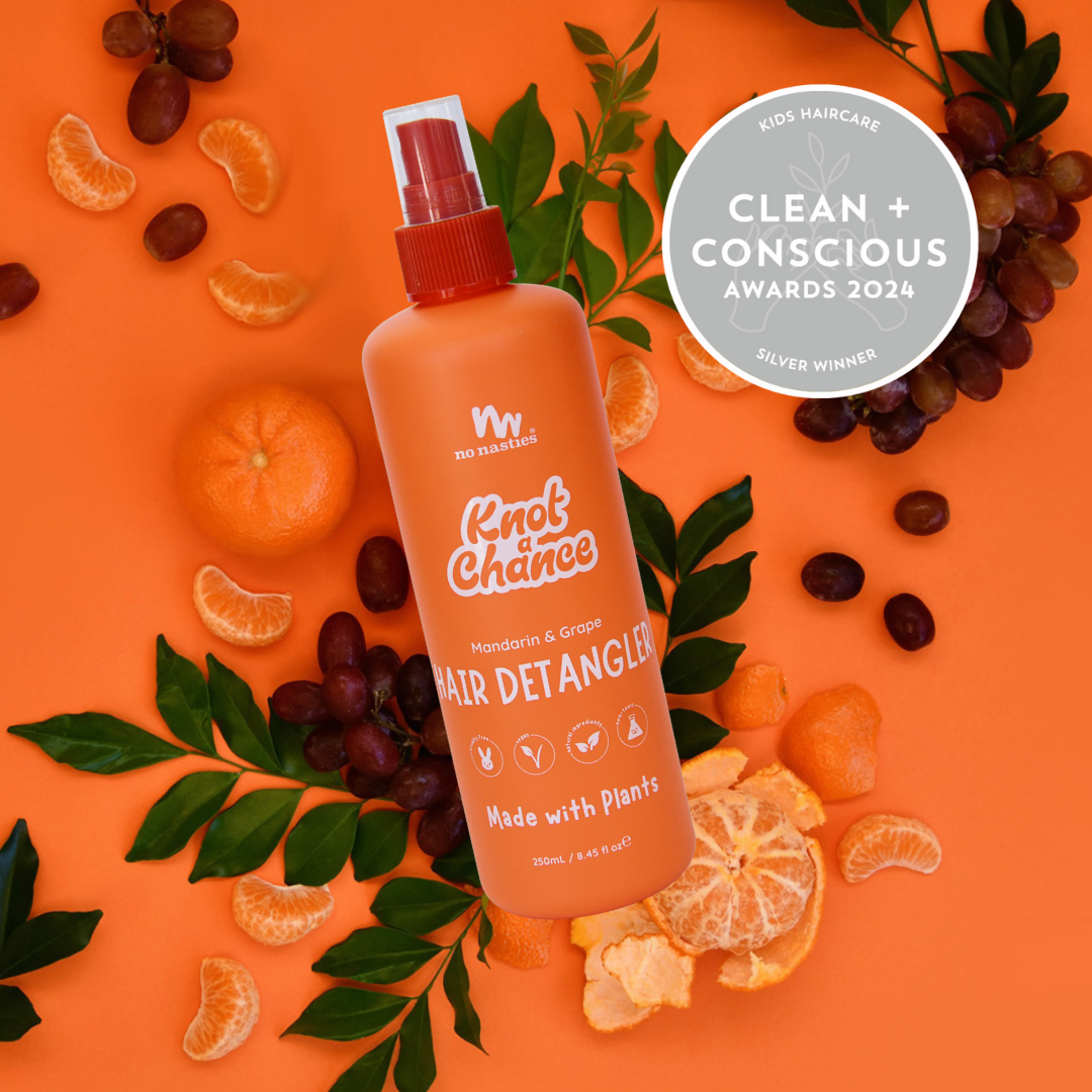 Natural Plant Based Hair Detangler in Mandarin and Grape