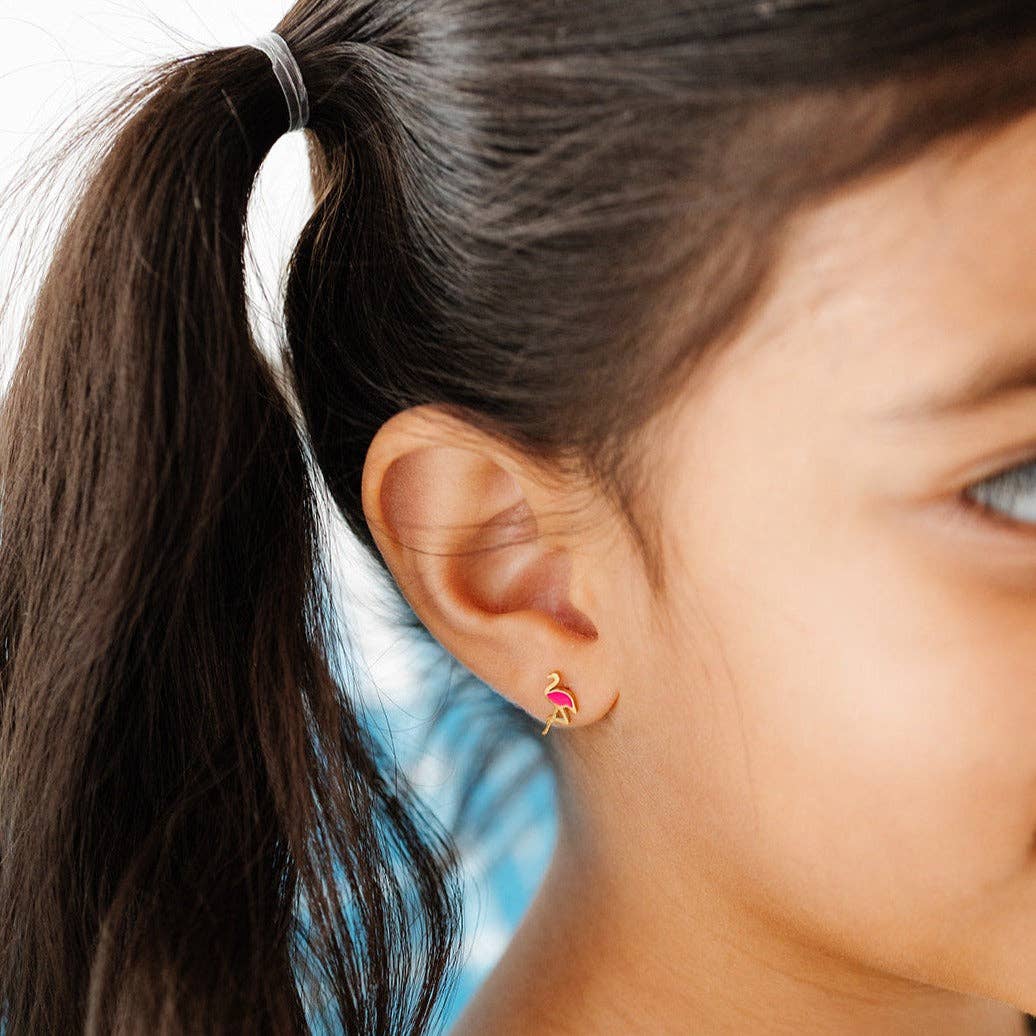 Flamingo Stud Earring