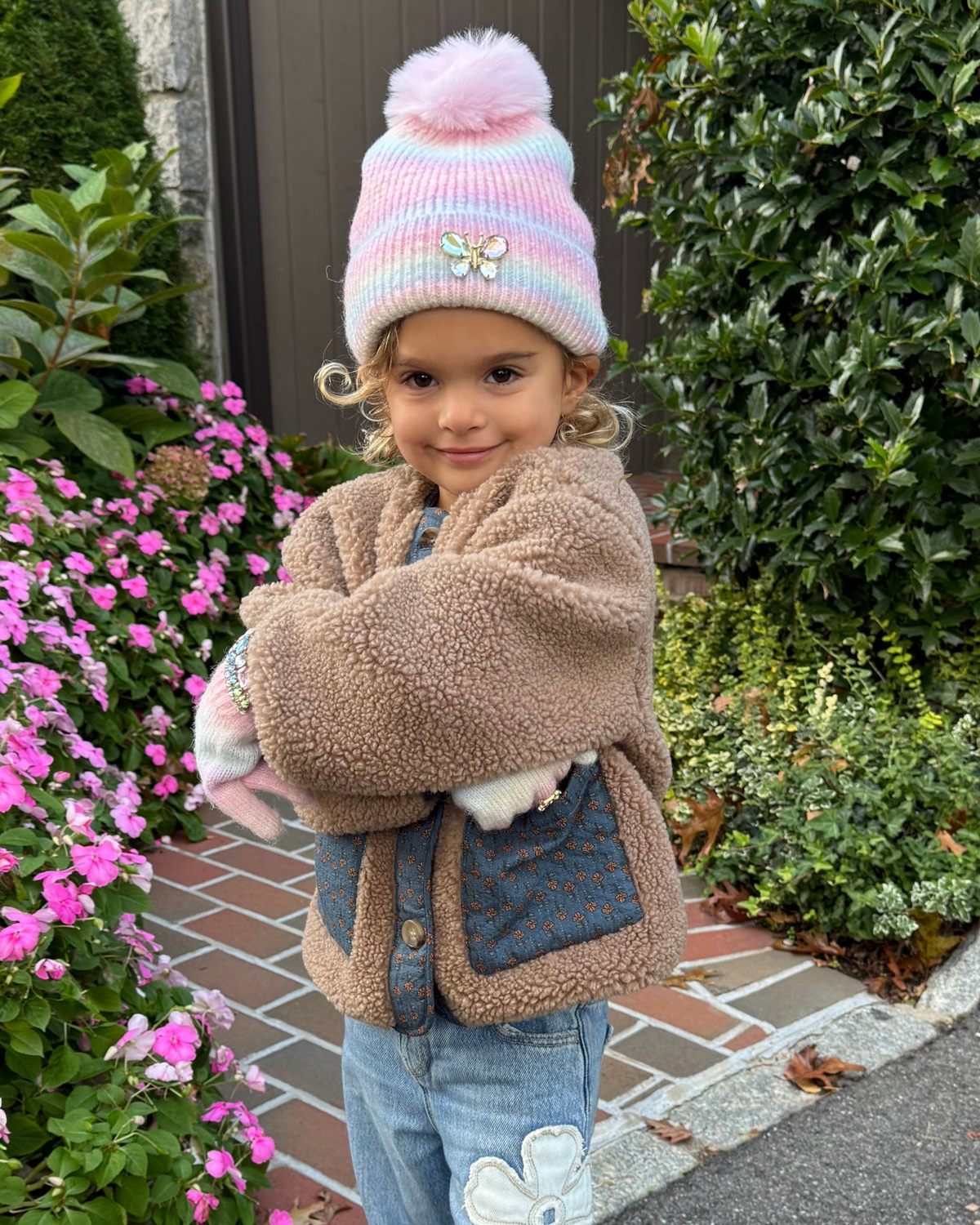 Pastel Rainbow Beanie