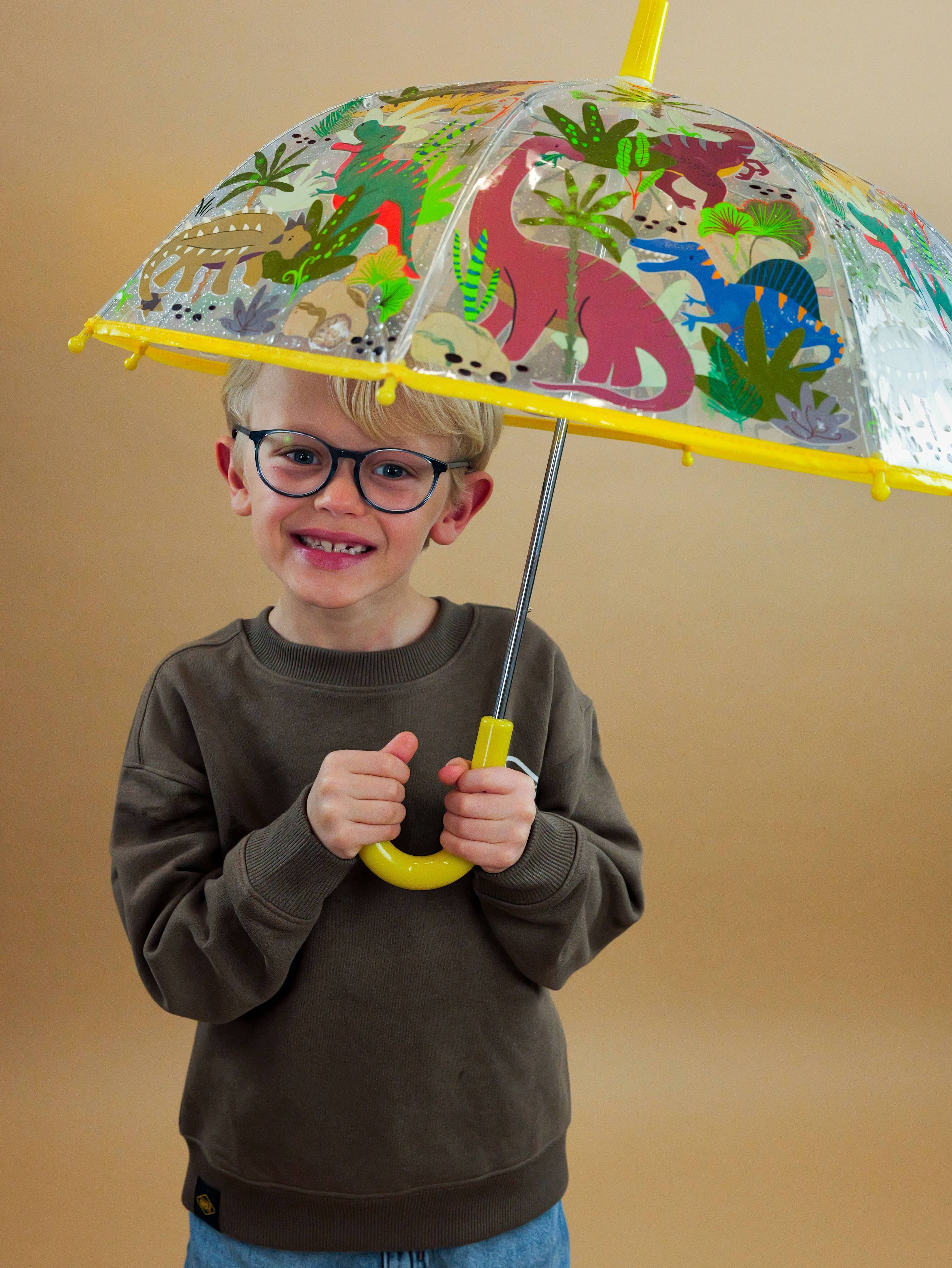Dinosaur Transparent Color Changing Umbrella